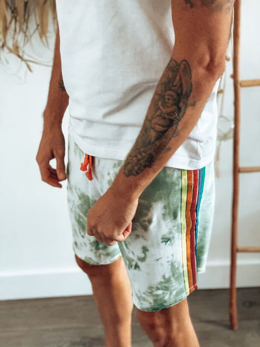 Short Couleur Tie & Dye Homme